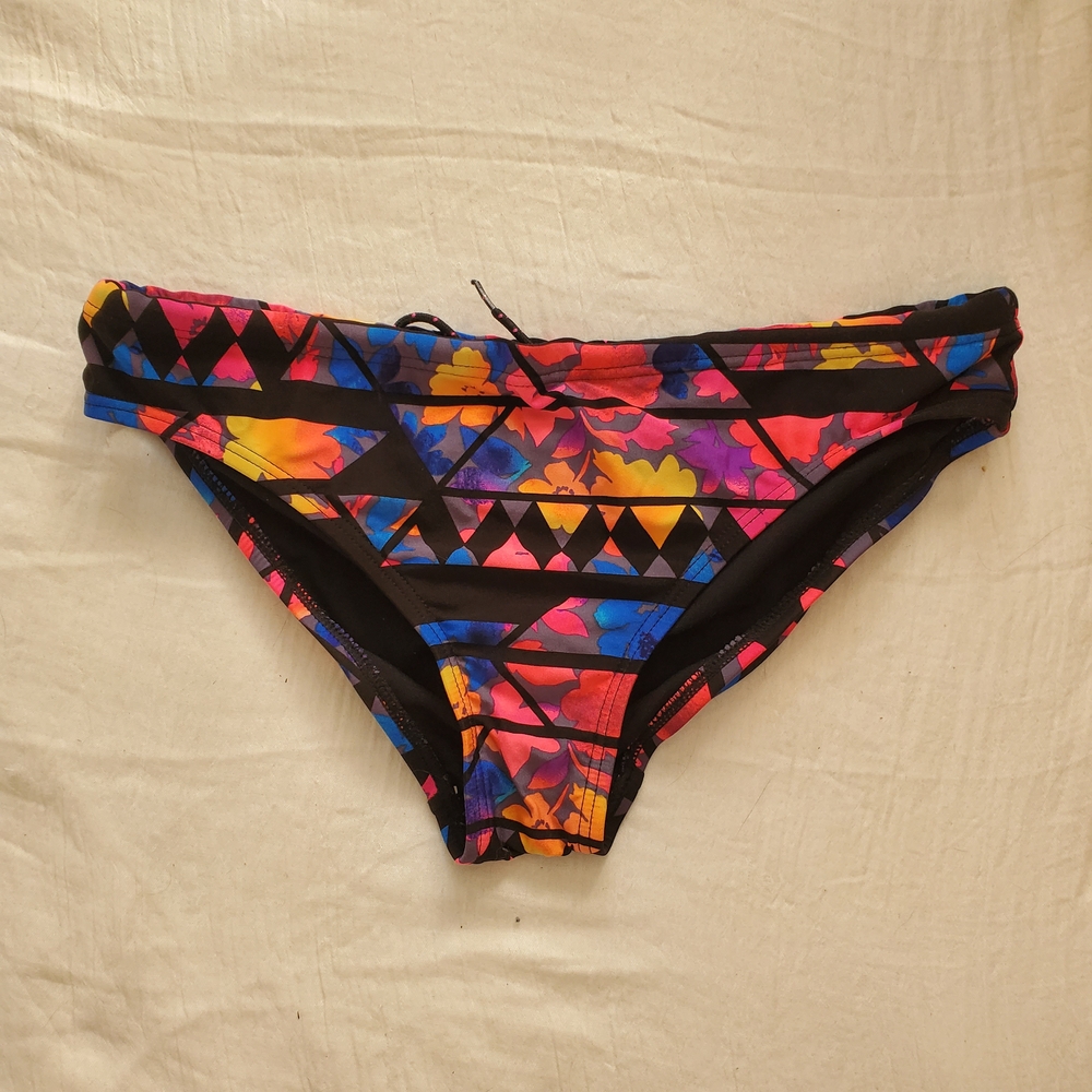 Vibrant Geometric Women's Swim Bottom